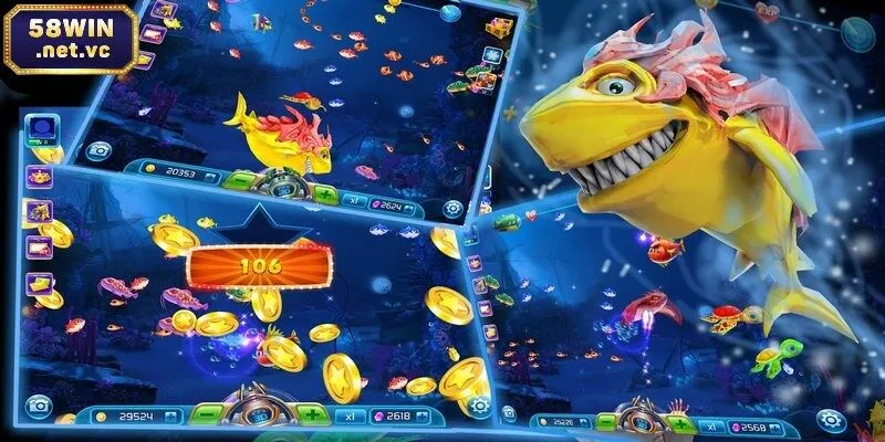 Không sử dụng tính năng bắn cá tự động tại 58win